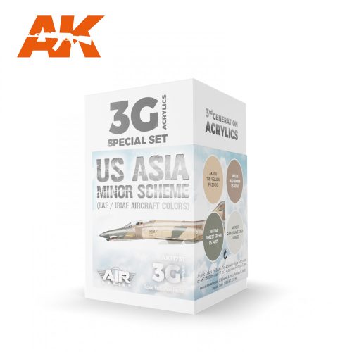 AK Interactive - US Asia Minor Scheme (IIAF/IRIAF Aircraft) SET 3G