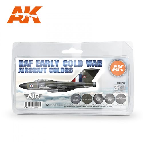 AK Interactive - Early Cold War RAF Aircraft Colors SET 3G