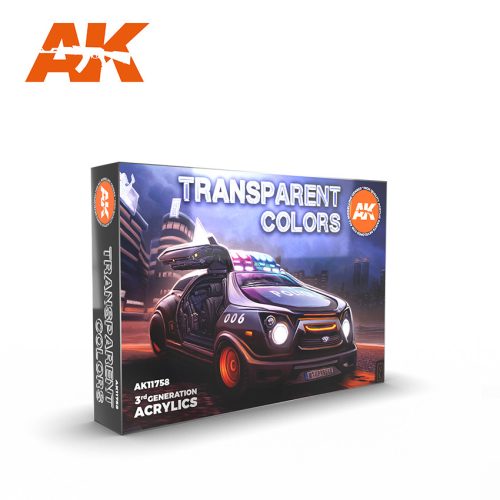AK Interactive - Transparent Colors Set 3G