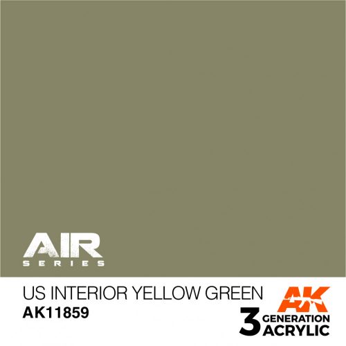 AK Interactive - US Interior Yellow Green