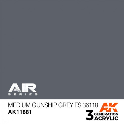 AK Interactive - Medium Gunship Grey FS 36118