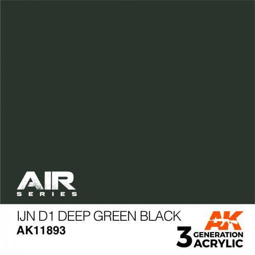AK Interactive - IJN D1 Deep Green Black