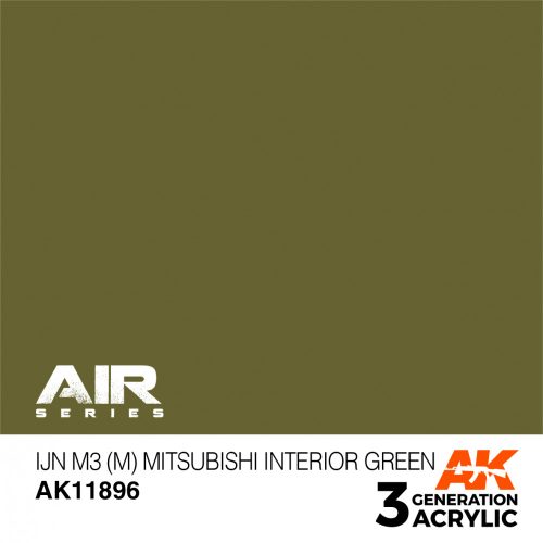 AK Interactive - IJN M3 (M) Mitsubishi Interior Green