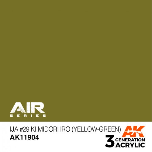 AK Interactive - IJA #29 Ki Midori iro (Yellow-Green)