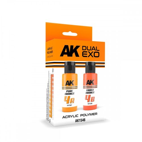 AK Interactive - Pure Orange & Faded Orange Dual Exo