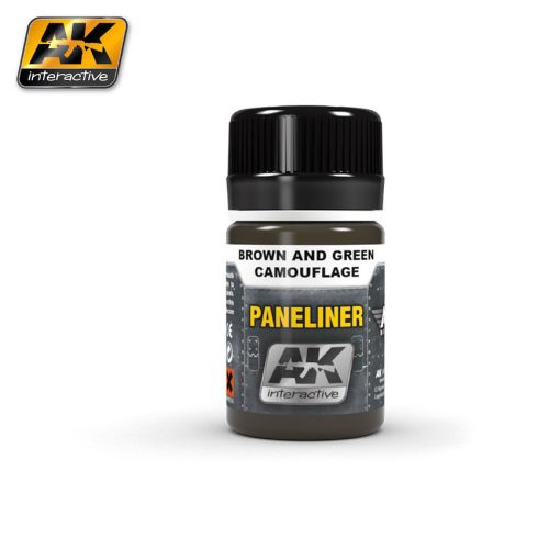 AK Interactive - Paneliner For Brown And Green Camouflage 35Ml