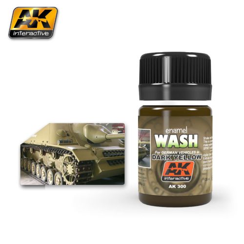 AK Interactive - Wash For Dark Yellow Vehicles