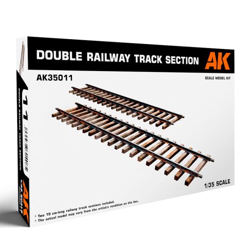 AK-Interactive - Double Railway Track Section 1/35