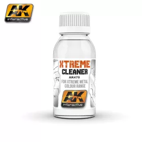   AK Interactive - Xtreme Cleaner   Thinner For Xtreme Metal Colour Range