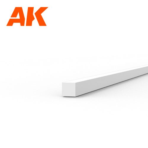 AK Interactive - Strips 0.75 x 0.75 x 350mm - STYRENE STRIP
