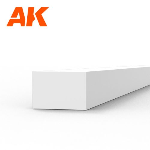 AK Interactive - Strips 2.00 x 3.00 x 350mm - STYRENE STRIP