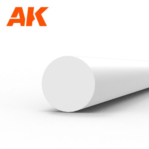 AK Interactive - Rod 3.00 diameter x 350mm - STYRENE STRIP