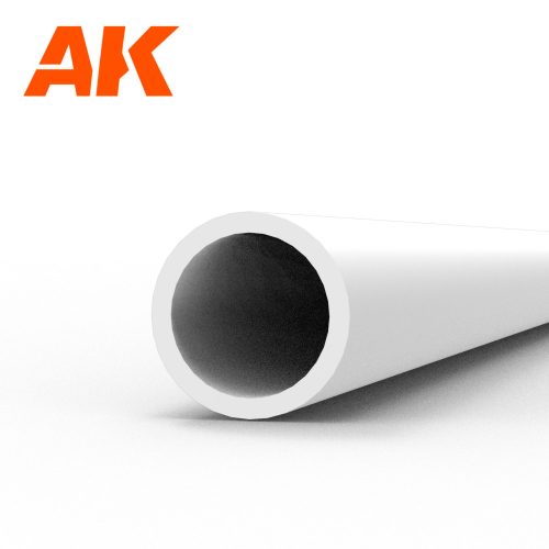 AK Interactive - Hollow tube 3.00dx350mm (W.T. 0,7mm)-STYRENE STRIP