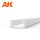 AK Interactive - U Channel 3.0 width x 350mm - STYRENE STRIP