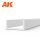 AK Interactive - U Channel 4.0 width x 350mm - STYRENE STRIP