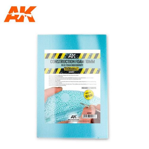 AK Interactive - CONSTRUCTION FOAM 10MM - BLUE FOAM 195