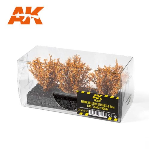 AK Interactive - Dark Yellow Bushes 4-6Cm