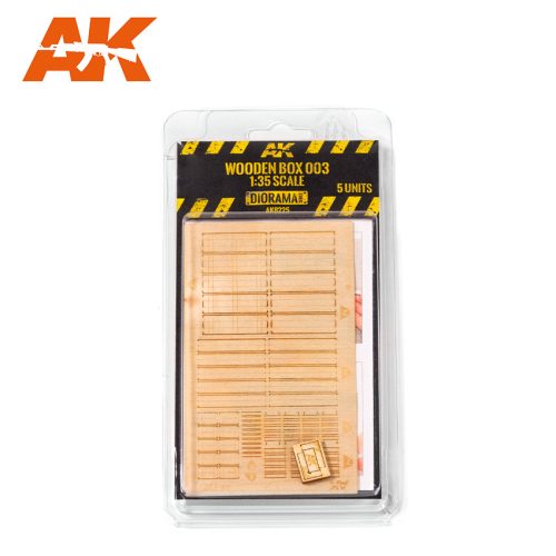 Ak Interactive - Laser Cut Wooden Box 001
1:35. 5 Units