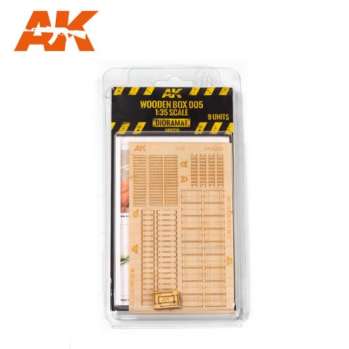 Ak Interactive - Laser Cut Wooden Box 001
1:35. 9 Units