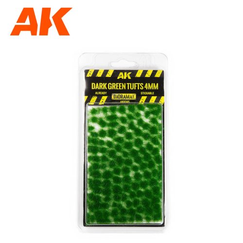 AK Interactive - Dark Green Tufts 4Mm
