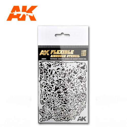 AK Interactive - Flexible Airbrush Stencil 1/20 1/24 1/35 hajlékony festősablon