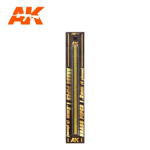 AK Interactive - Brass Pipes 1,2Mm, 5 Units