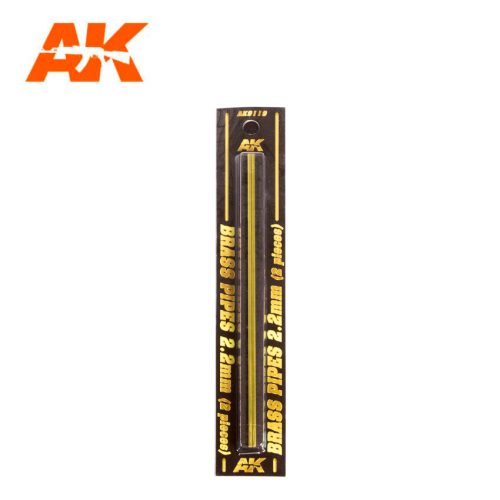 AK Interactive - Brass Pipes 2,2Mm, 2 Units