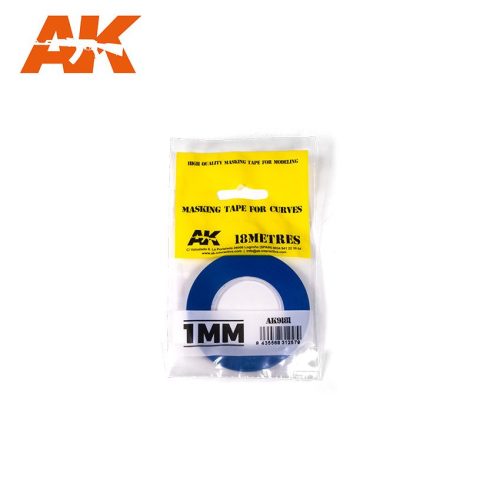 AK- Interactive - Masking Tape For Curves 1mm