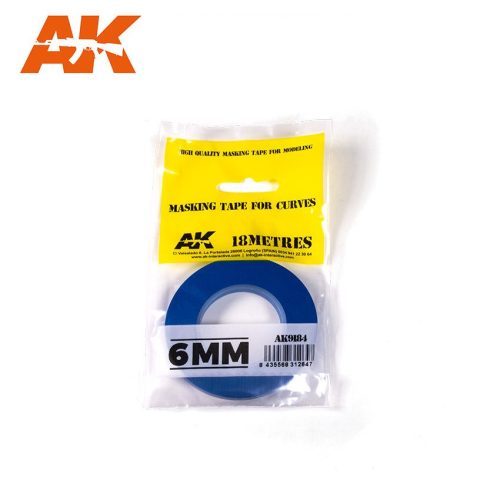 AK- Interactive - Masking Tape For Curves 6mm