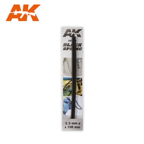 AK Interactive - Black Spring 2,5mm