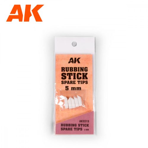 AK Interactive - Rubbing Stick Spare Tips 5 Mm