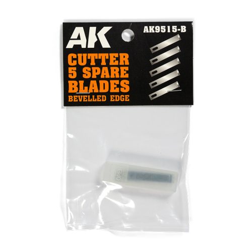 AK-Interactive - Bevelled Edge(5 Spare Blades)
