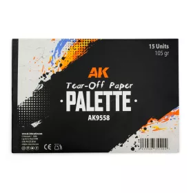 AK Interactive - Tear-Off Paper Palette 15 Sheets