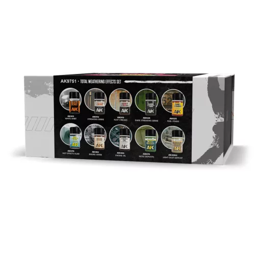 AK Interactive - Total Weathering Effects Set