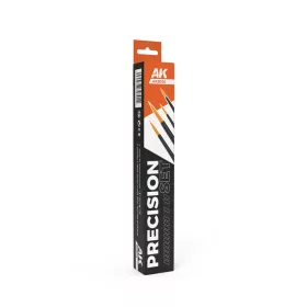AK Interactive - Precision Brushes Set (4 Brushes)