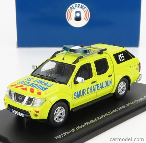 Alarme - Nissan Navara Double Cabine Pick-Up Closed Samu 28 Smur Medecin Chateaudun Ambulance 2011 Yellow