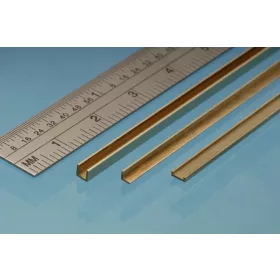 Albion Alloys - Brass L Channel 3.0 x 1 mm