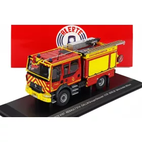   Alerte - RENAULT D14 TANKER TRUCK DOUBLE CABINE GALLIN GROUPE DESAUTEL CCR SDIS 28 SAPEURS POMPIERS D'EURE ET LOIR 2-ASSI 2013 RED YELLOW