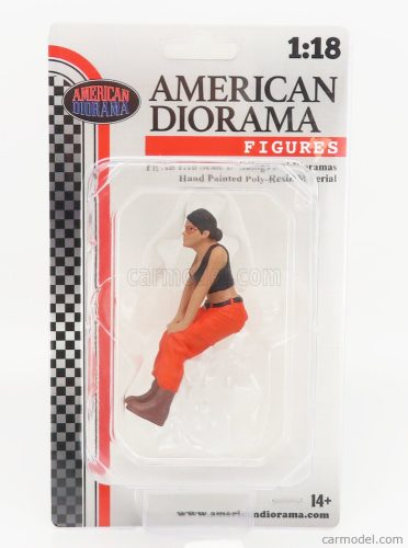 American Diorama - Figures Girl Hip Hop - 4 Orange Black