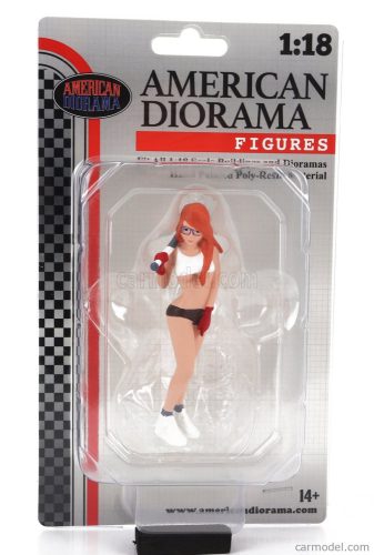 American Diorama - Figures Cosplay Girl 6 Beige White Orange