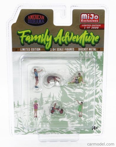 American Diorama - Figures Set 6X Family Adventure Various