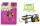 American Diorama - ACCESSORIES FORKLIFT SET - B316 CARRELLO ELEVATORE VERTICALE - VERTICAL ORDER PICKER 4 WHEELS VARIOUS