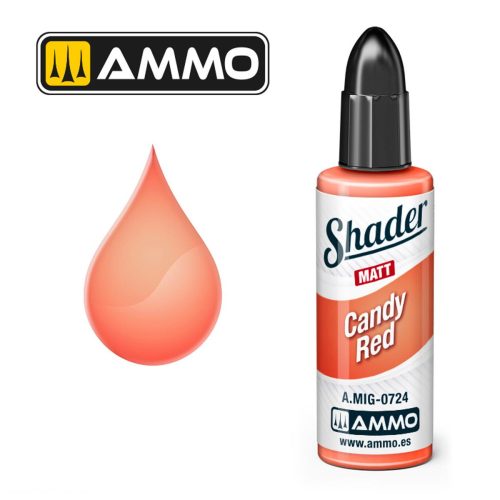 AMMO by MIG Jimenez - MATT SHADER Candy Red
