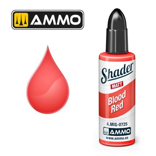 AMMO by MIG Jimenez - MATT SHADER Blood Red