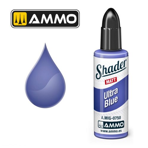 AMMO by MIG Jimenez - MATT SHADER Ultra Blue