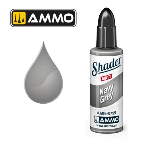 AMMO by MIG Jimenez - MATT SHADER Navy Grey