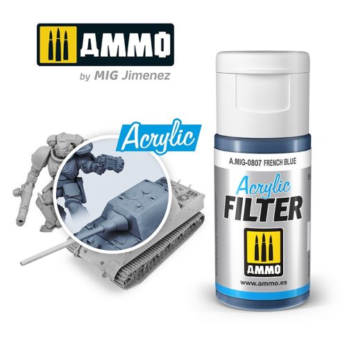 AMMO - Acrylic Filter French Blue