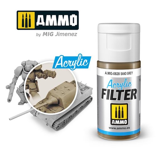 AMMO - Acrylic Filter Sand Grey