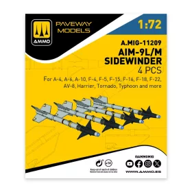AMMO by MIG Jimenez - AIM-9L/M Sidewinder (4 pcs)