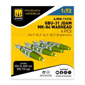 AMMO by MIG Jimenez - GBU-31 JDAM, MK-84 Warhead (4 pcs)